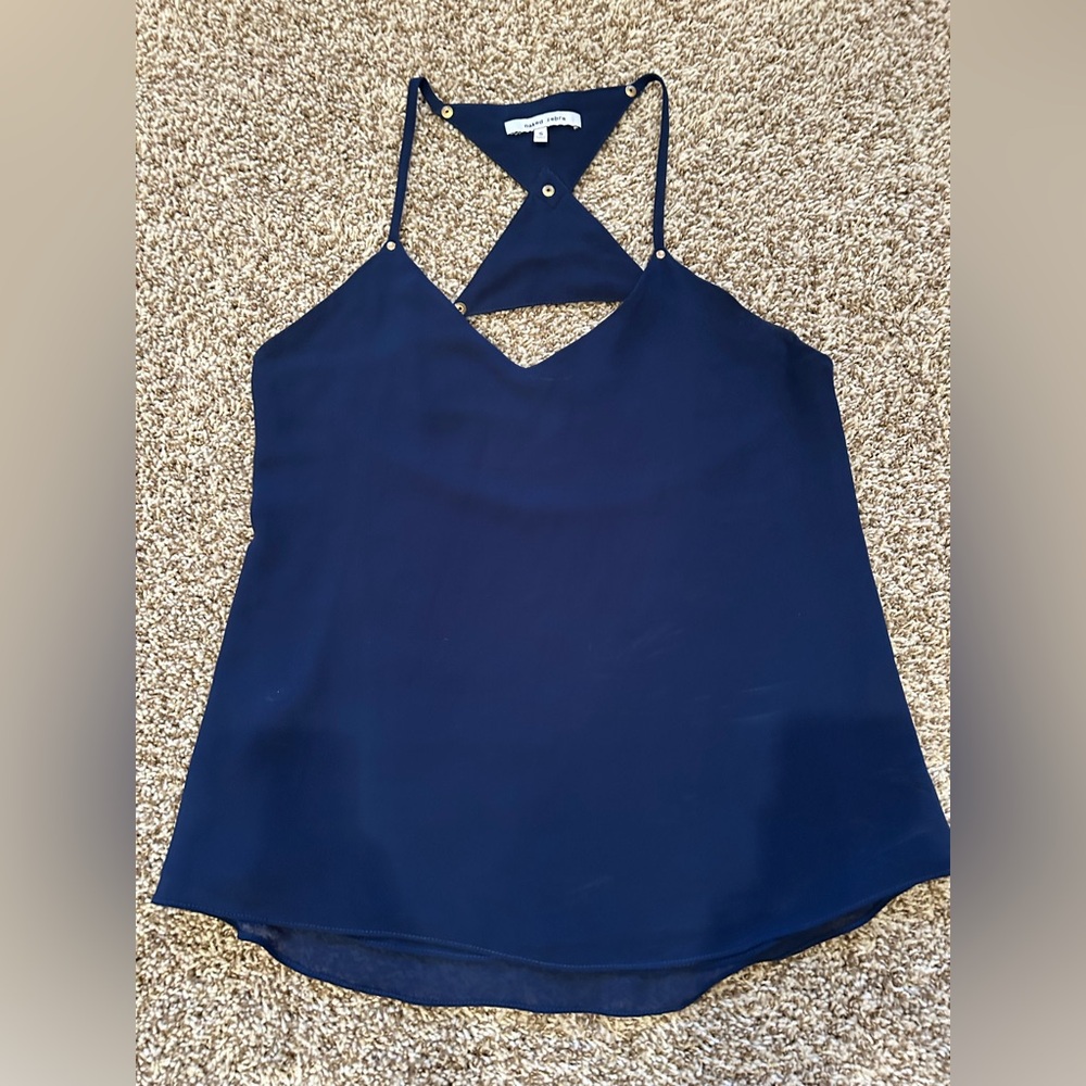 Naked Zebra Deep Blue Camisole Top